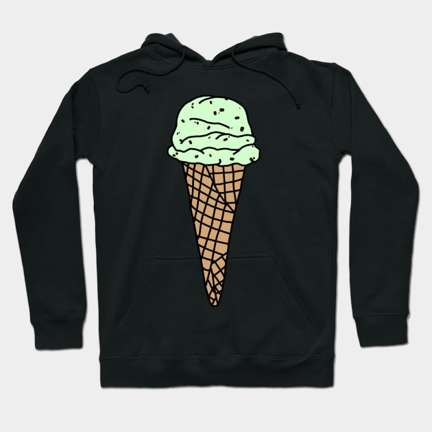 mint chocolate chip, thrifty’s ice cream Hoodie by smileyfriend